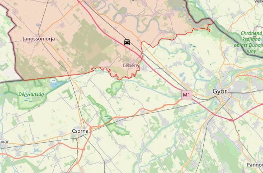 Hármas karambol az M1-esen